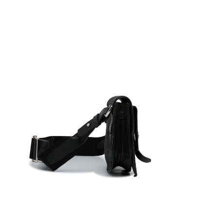 Oblique Canvas Saddle Messenger Bag