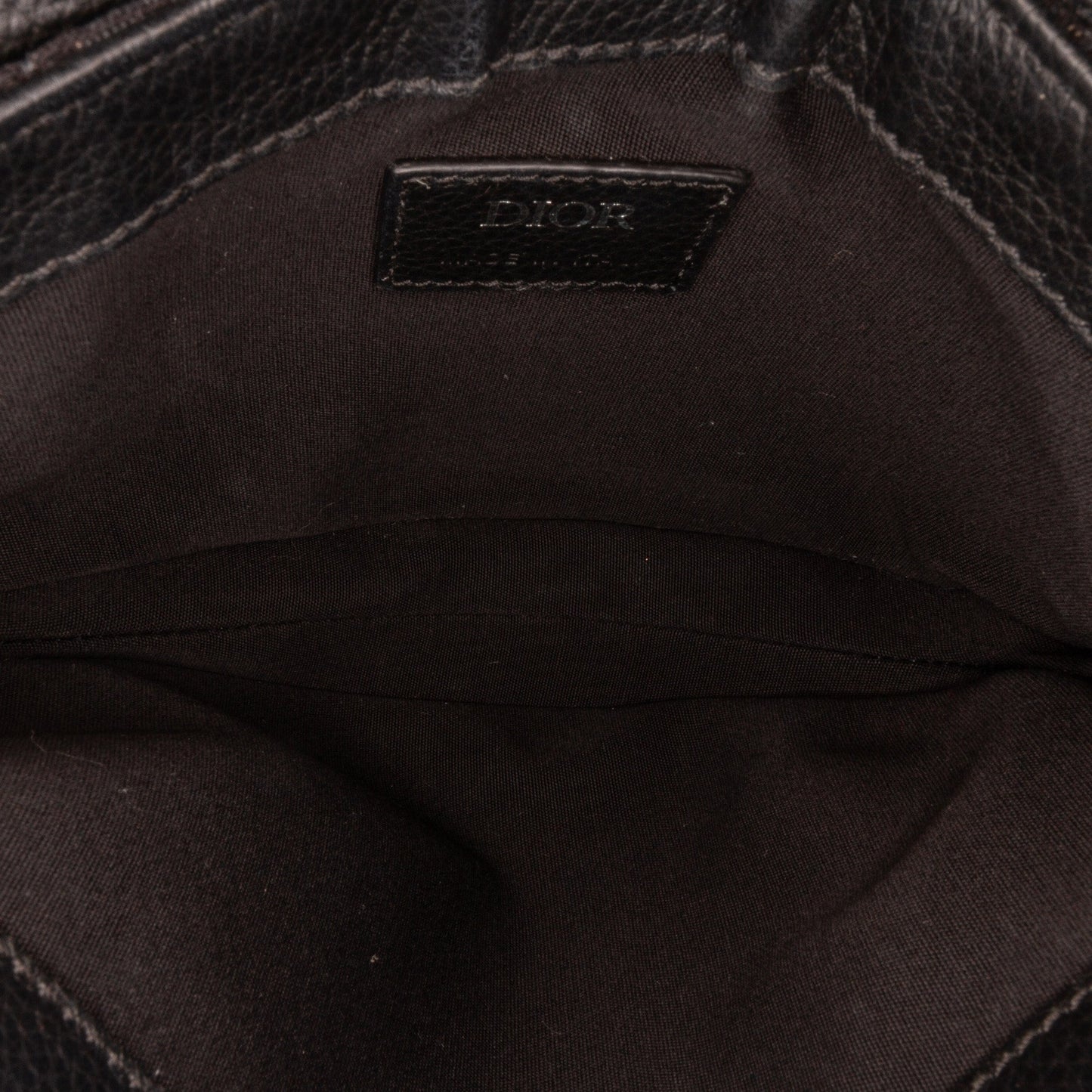 Oblique Canvas Saddle Messenger Bag