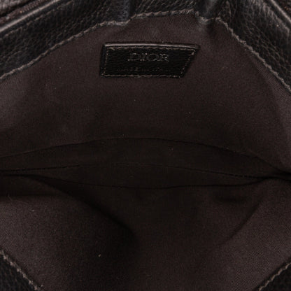 Oblique Canvas Saddle Messenger Bag