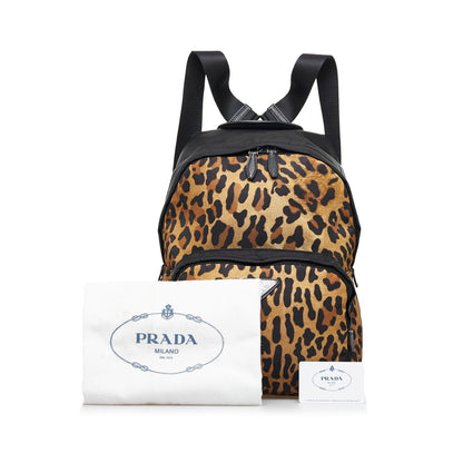 Prada Tessuto Backpack Brown Nylon