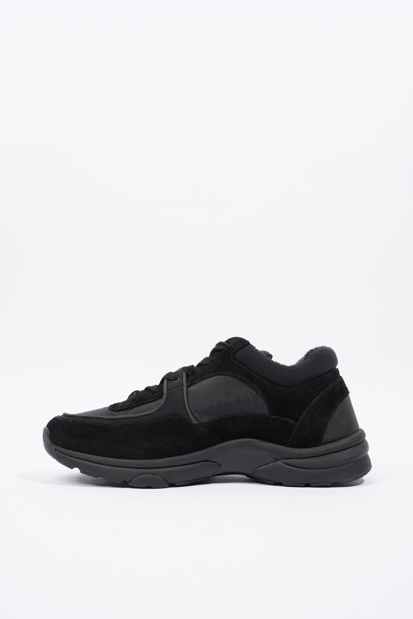 Chanel CC Logo Sneaker Black Re Nylon EU 38 UK 5