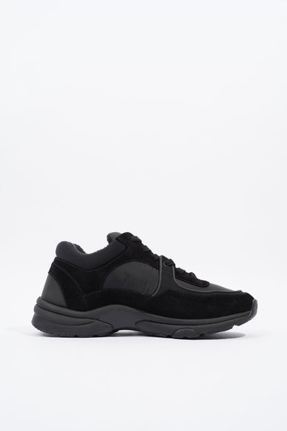 Chanel CC Logo Sneaker Black Re Nylon EU 38 UK 5