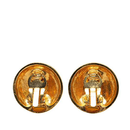 CHANEL Mademoiselle Clip On Earrings Costume Earrings