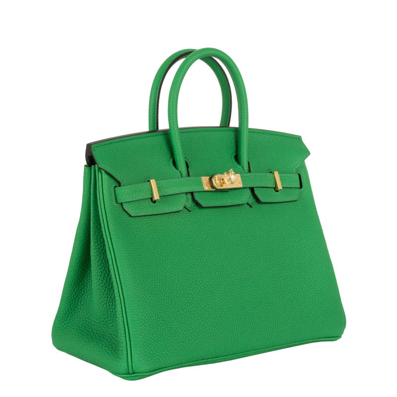 Hermès 25cm Birkin Bambou Togo Leather Gold Hardware