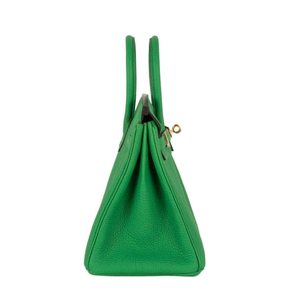 Hermès 25cm Birkin Bambou Togo Leather Gold Hardware