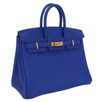 Hermès 25cm Birkin Bleu Royal Togo Leather Gold Hardware