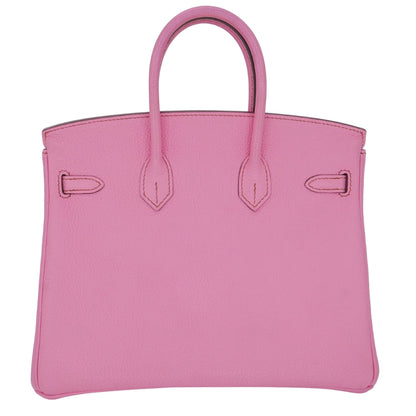 Hermès 25cm Birkin Bubblegum Togo Palladium Hardware