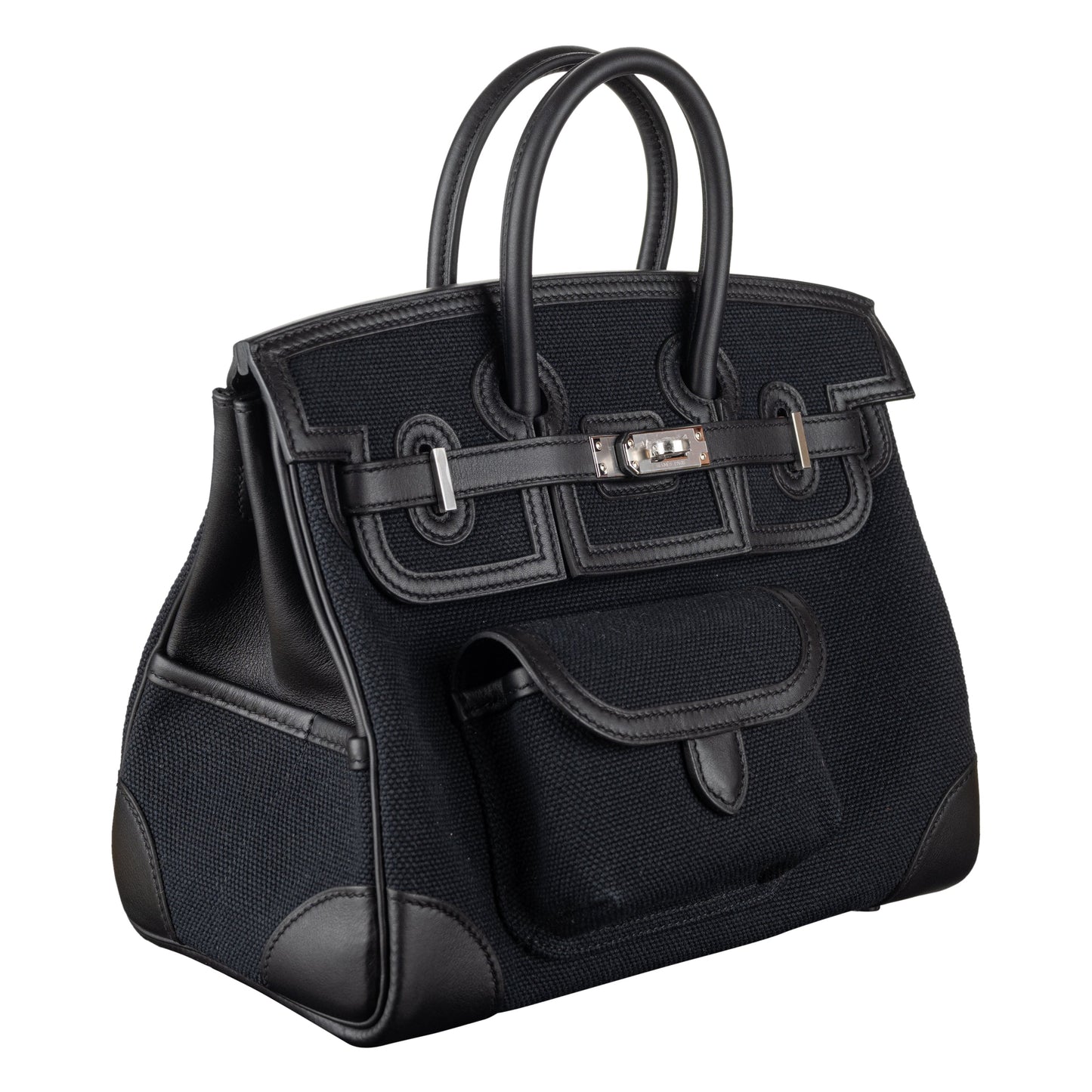 Hermès 25cm Birkin Cargo Black Palladium Hardware