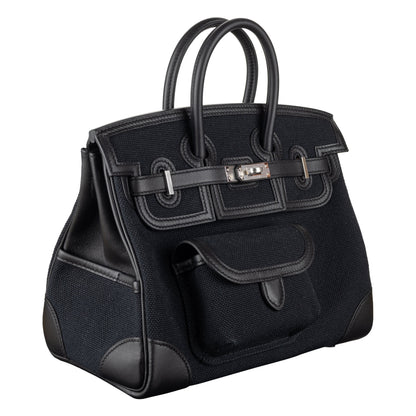 Hermès 25cm Birkin Cargo Black Palladium Hardware