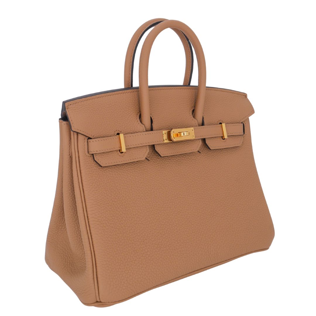 Hermès 25cm Birkin Chai Togo Leather Gold Hardware