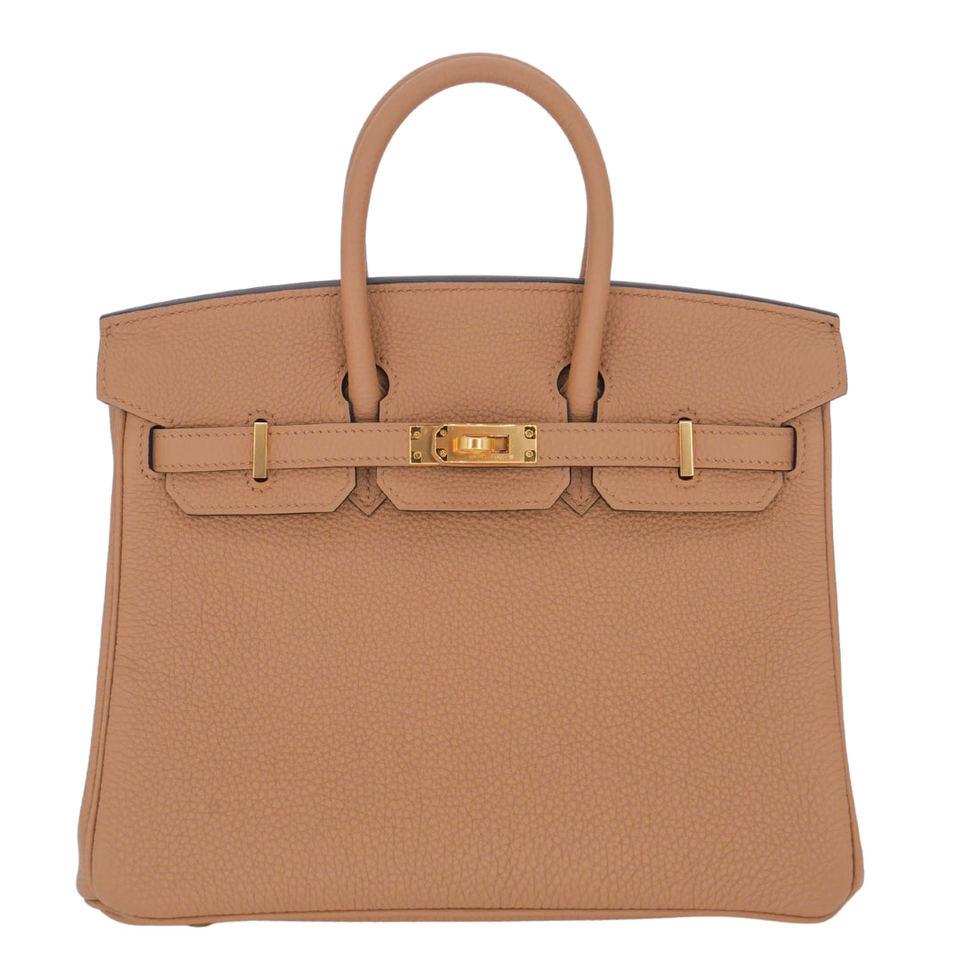 Hermès 25cm Birkin Chai Togo Leather Gold Hardware
