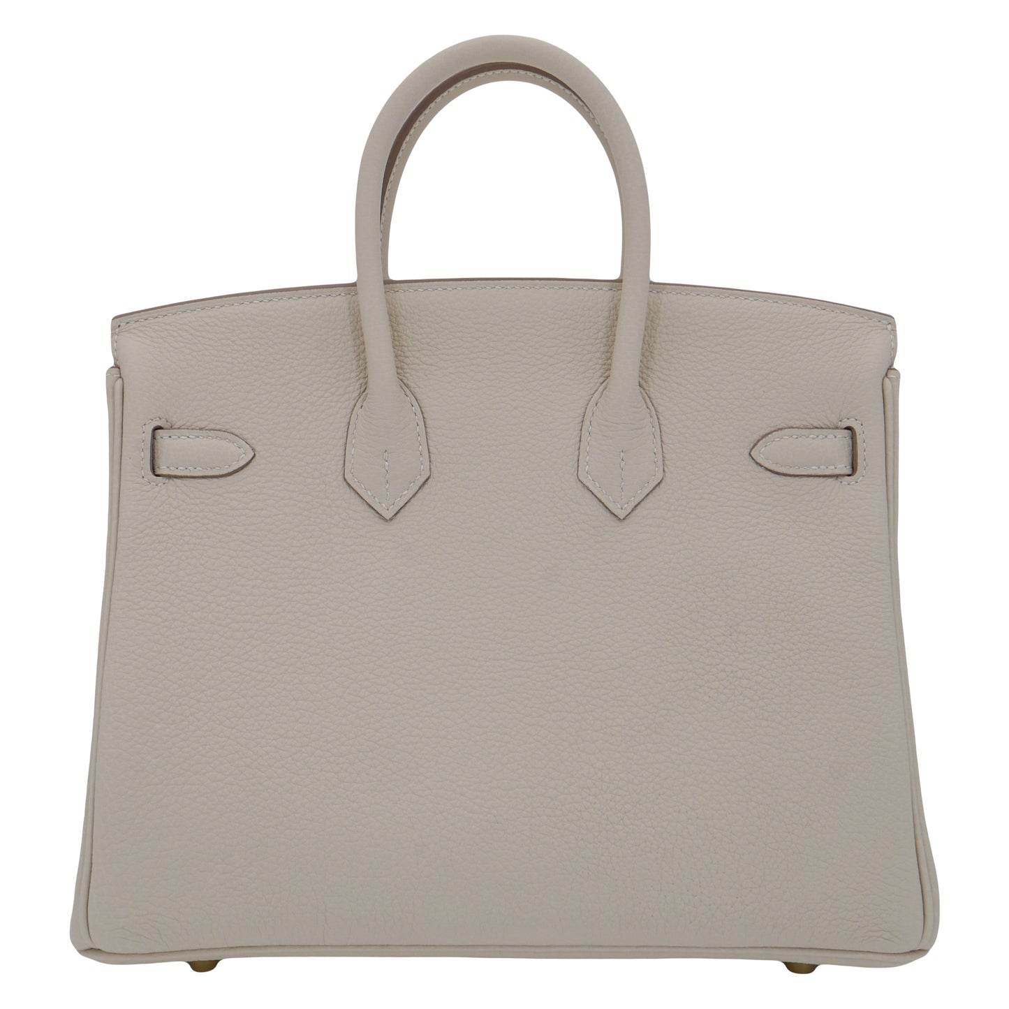 Hermès 25cm Birkin Craie Togo Leather Gold Hardware