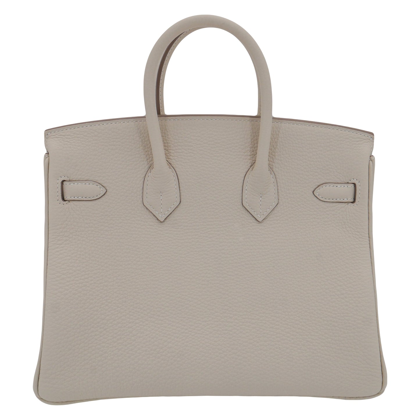 Hermès 25cm Birkin Craie Togo Leather Rose Gold Hardware