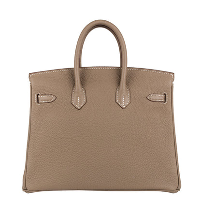 Hermès 25cm Birkin Etoupe Togo Leather Gold Hardware