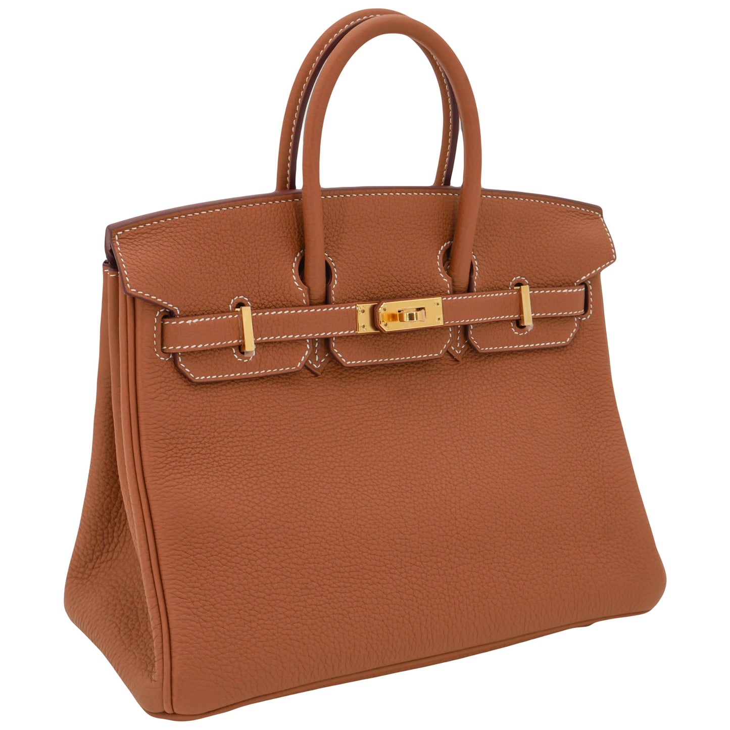 Hermès 25cm Birkin Gold Togo Leather Gold Hardware