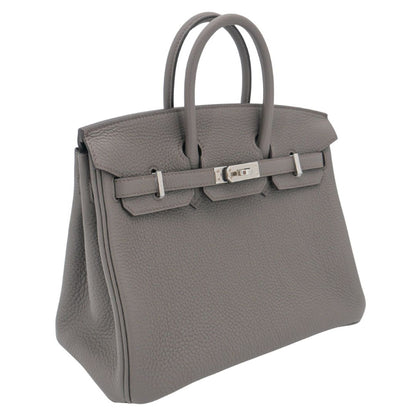 Hermès 25cm Birkin Gris Meyer Togo Leather Palladium Hardware