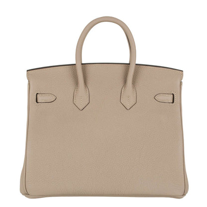 Hermès 25cm Birkin Gris Tourterelle Togo Leather Palladium Hardware
