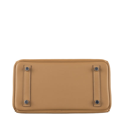 Hermès 25cm Birkin In and Out Biscuit/Multicolor Swift Leather Palladium Hardware