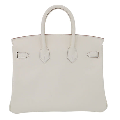 Hermès 25cm Birkin Mushroom Swift Leather Palladium Hardware
