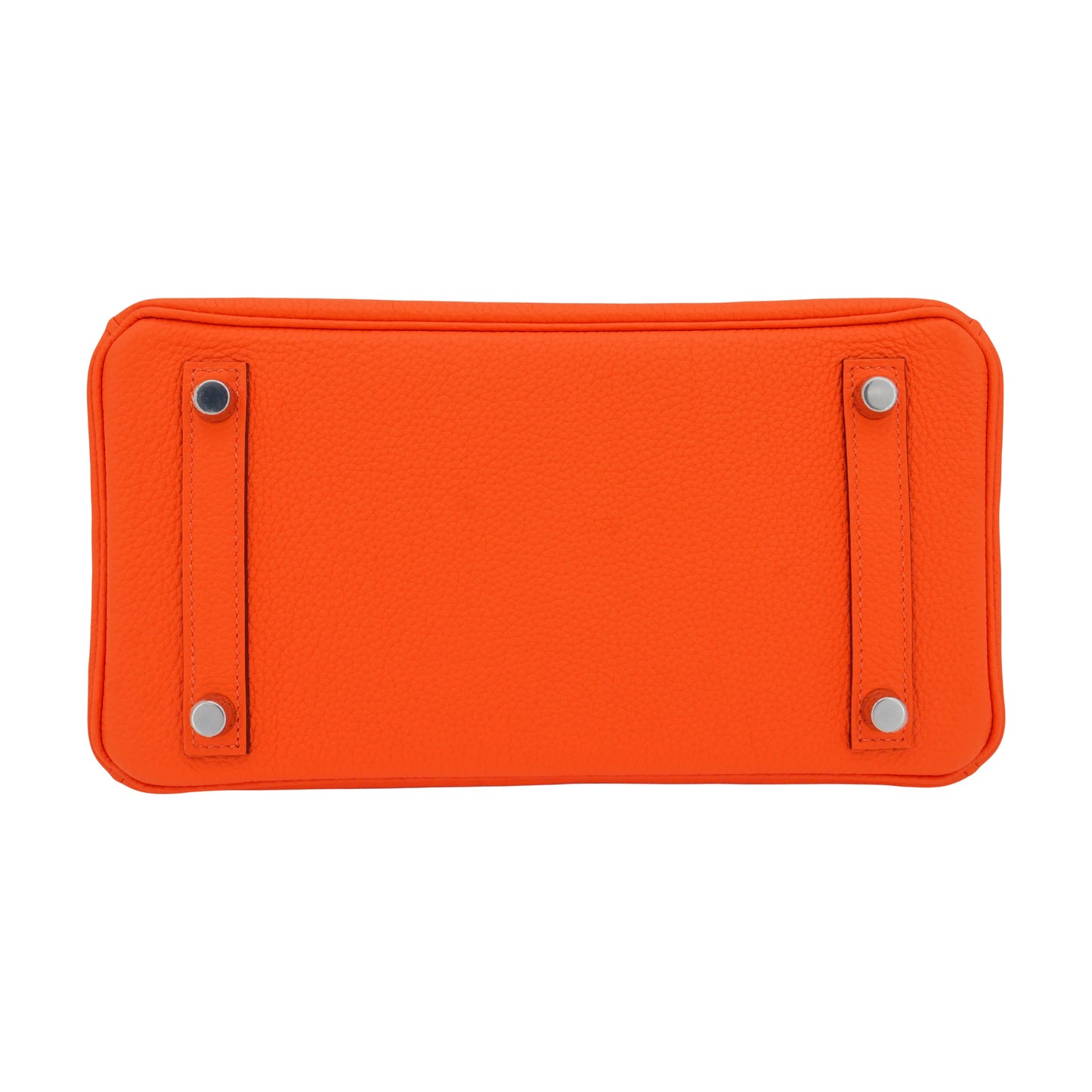 Hermès 25cm Birkin Orange Minium Togo Leather Palladium Hardware