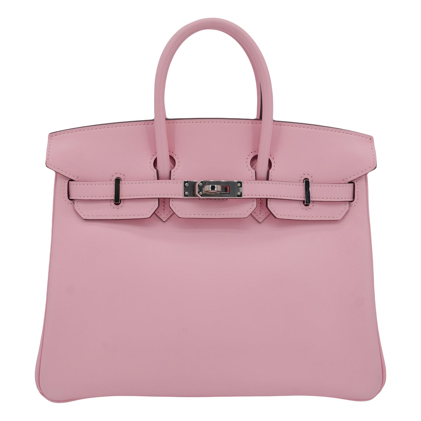 Hermès 25cm Birkin Rose Sakura Swift Leather Palladium Hardware