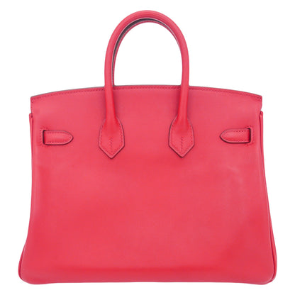 Hermès 25cm Birkin Rouge Piment Swift Leather Gold Hardware