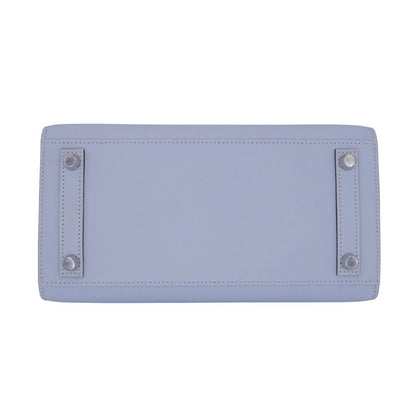 Hermès 25cm Birkin Sellier Bleu Brume Epsom Leather Palladium Hardware