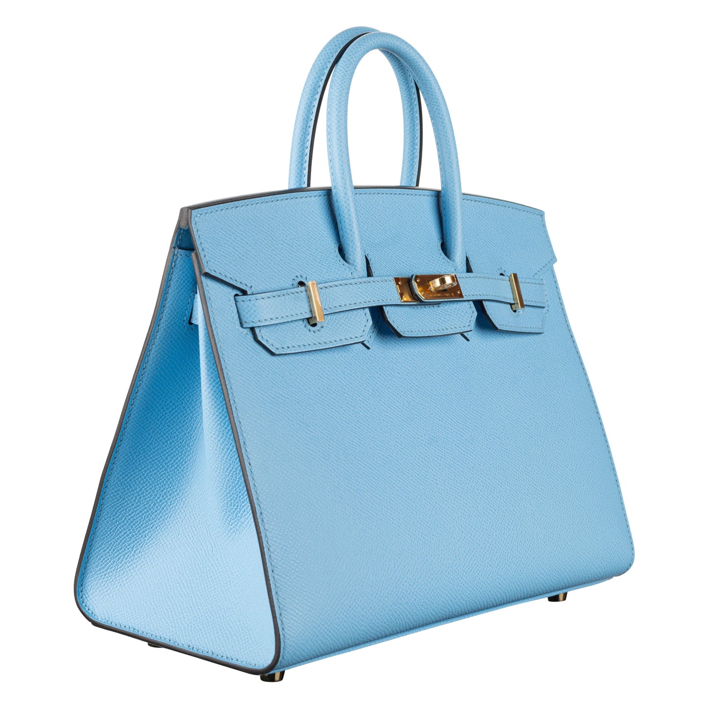 Hermès 25cm Birkin Sellier Celeste Epsom Leather Gold Hardware