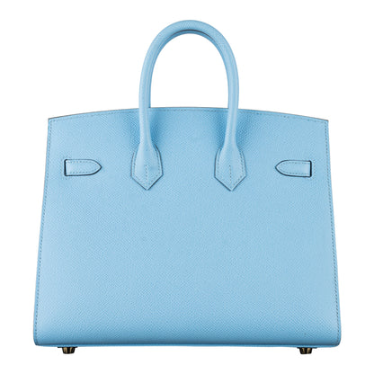 Hermès 25cm Birkin Sellier Celeste Epsom Leather Gold Hardware