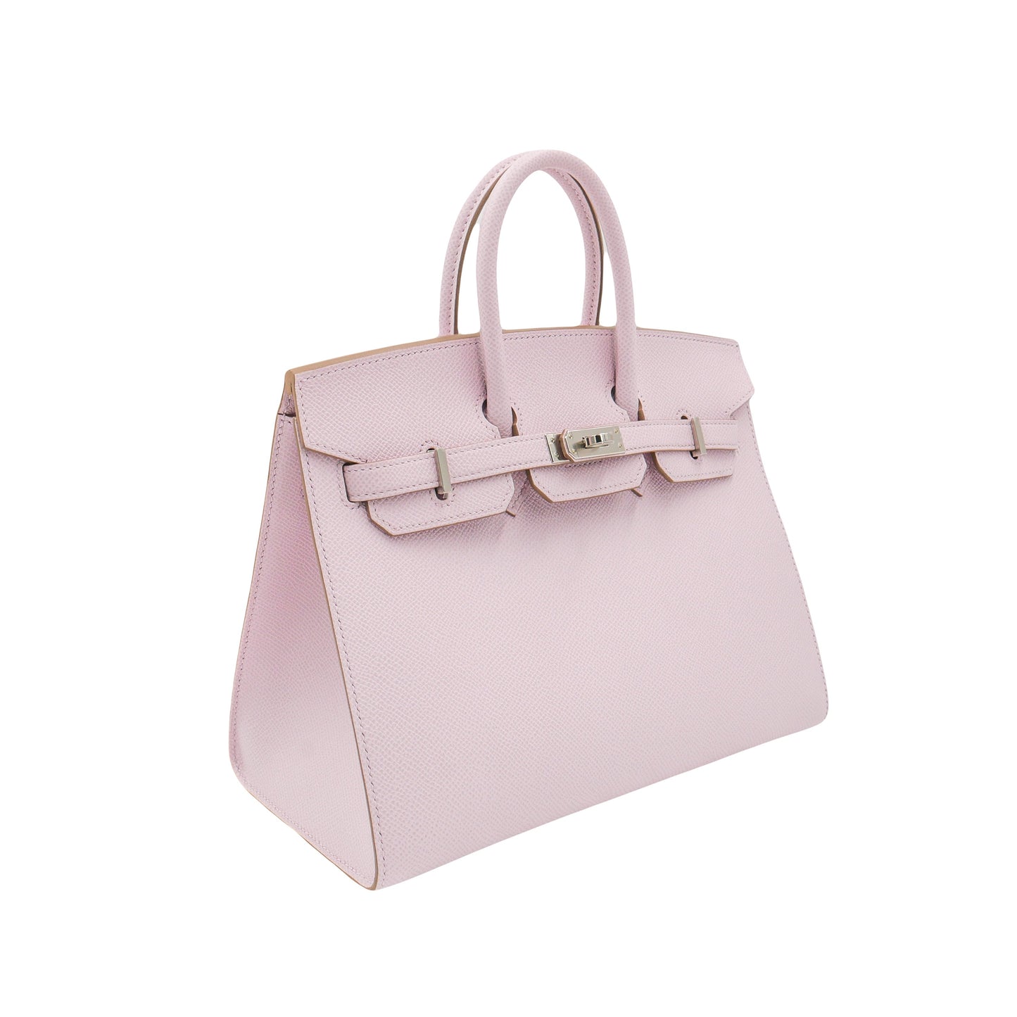 Hermès 25cm Birkin Sellier Mauve Pale Epsom Leather Palladium Hardware
