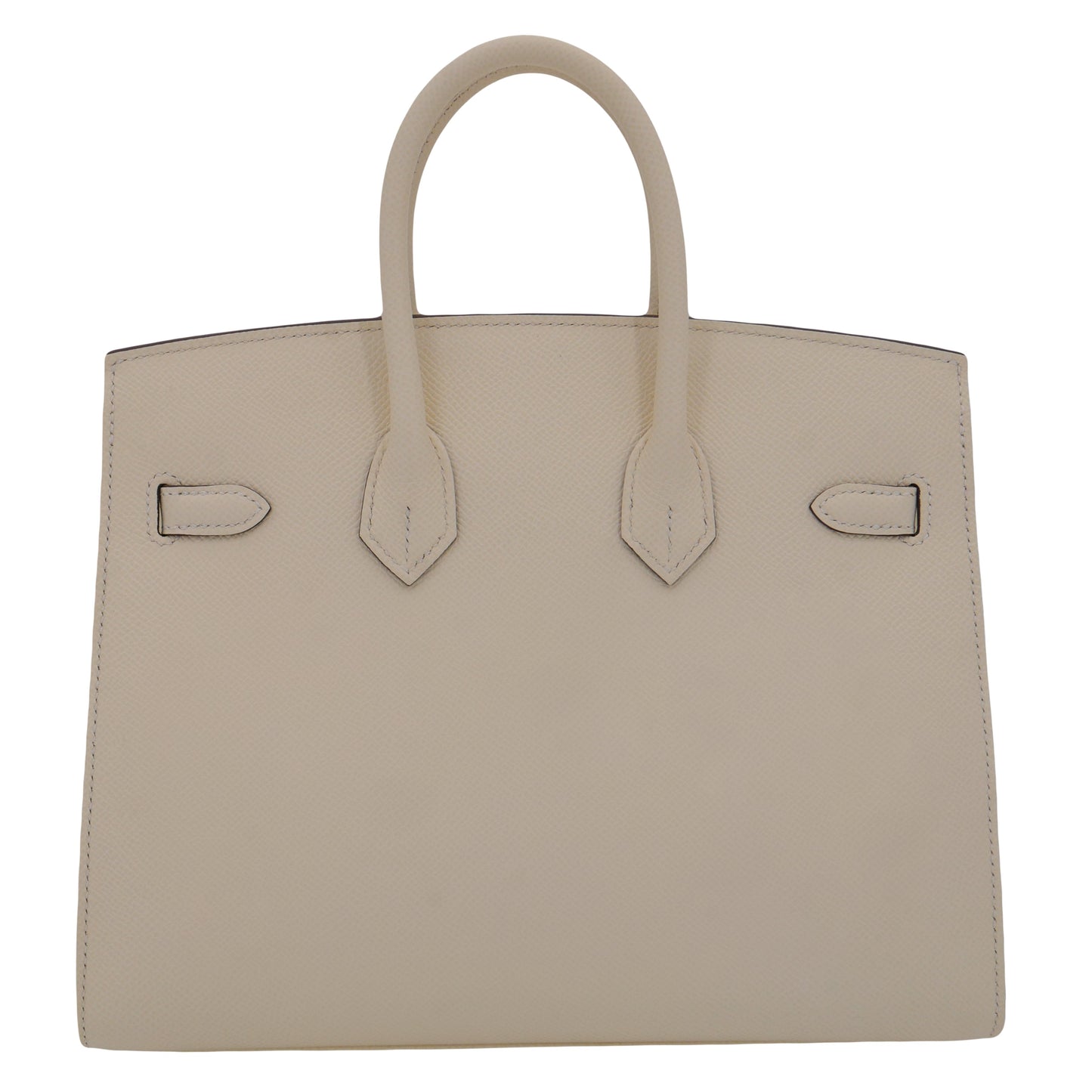 Hermès 25cm Birkin Sellier Nata Epsom Leather Palladium Hardware