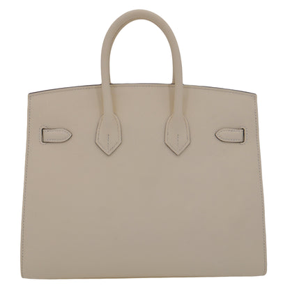 Hermès 25cm Birkin Sellier Nata Epsom Leather Palladium Hardware