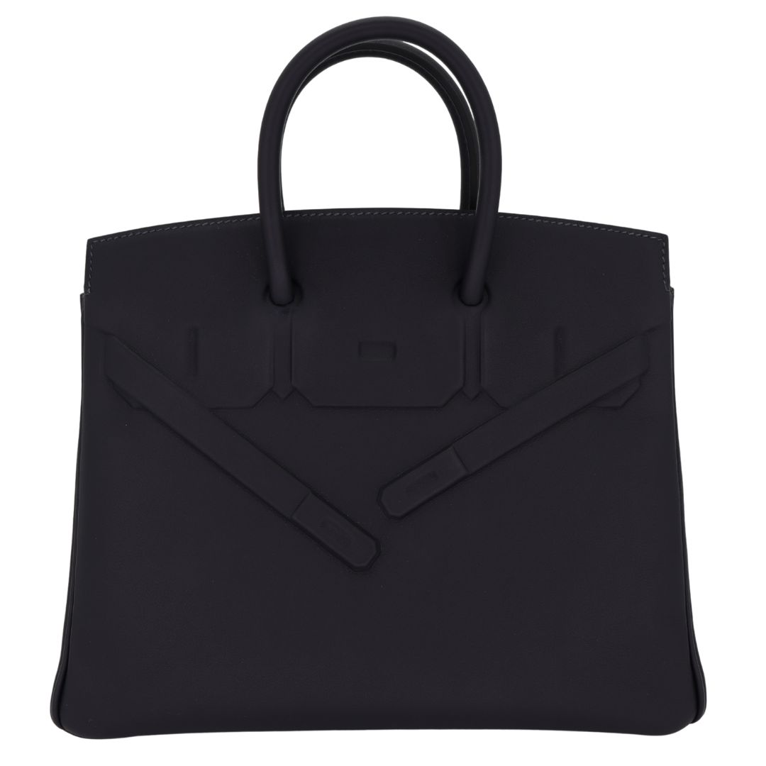 Hermès 25cm Birkin Shadow Caban Swift Leather