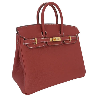Hermès 25cm Birkin Sienne Togo Leather Gold Hardware