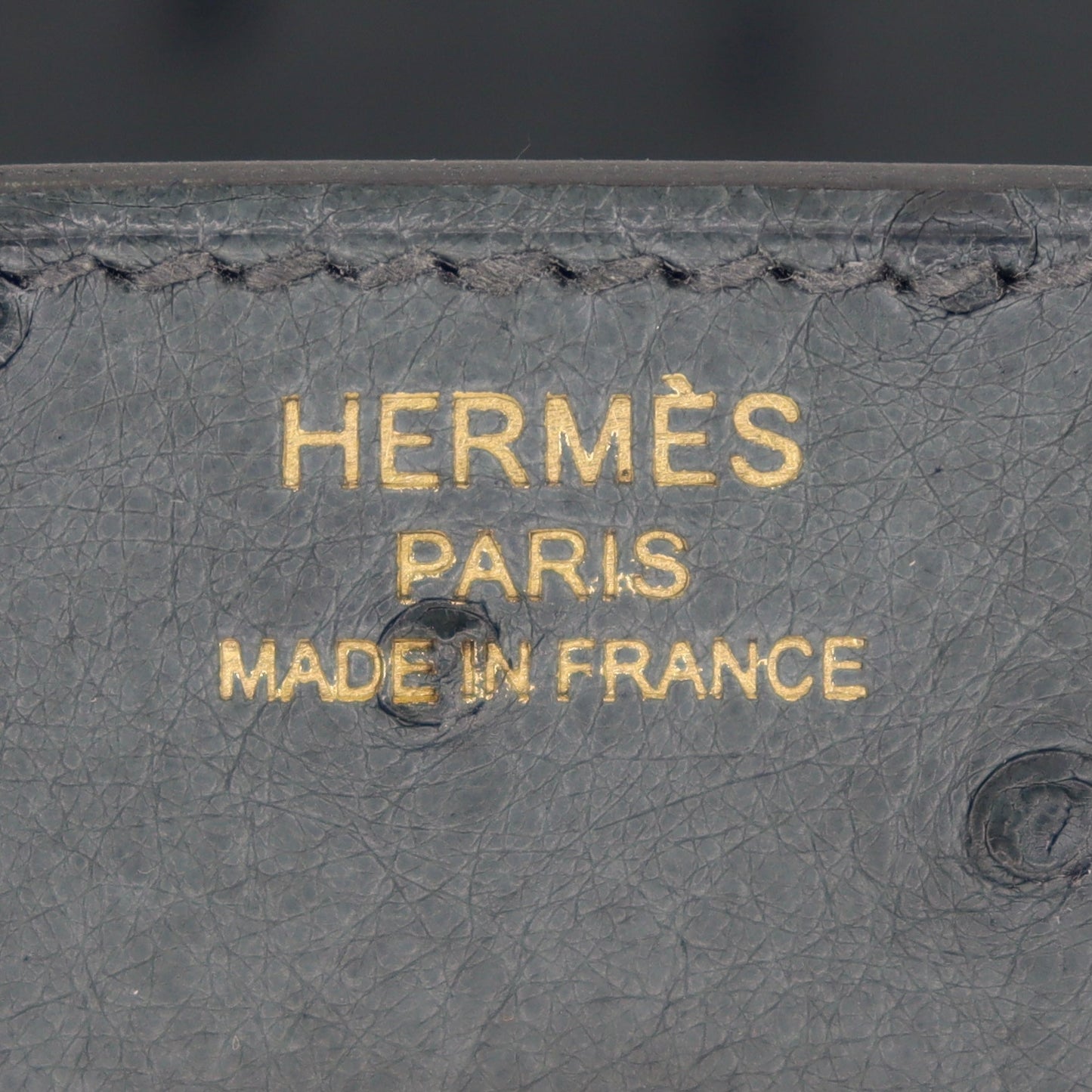Hermès 25cm Birkin Vert Amande Ostrich Gold Hardware