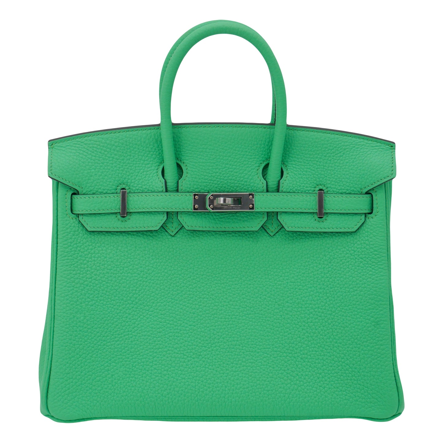 Hermès 25cm Birkin Vert Comics Togo Leather Palladium Hardware