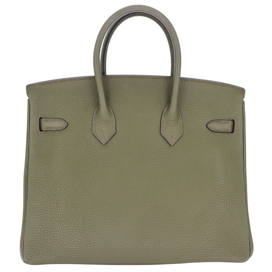 Hermès 25cm Birkin Vert Olive Togo Leather Gold Hardware