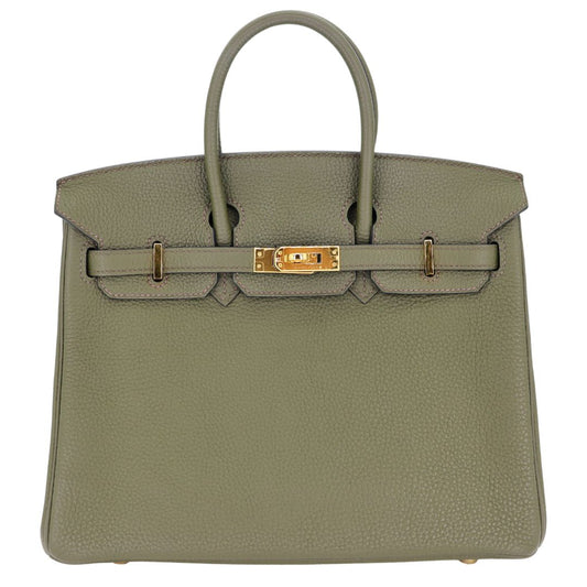 Hermès 25cm Birkin Vert Olive Togo Leather Gold Hardware