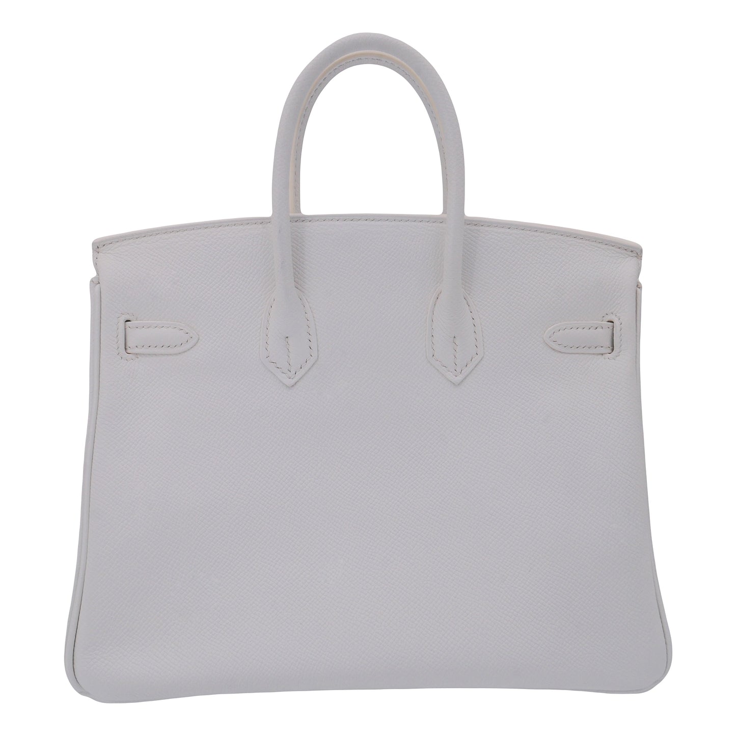 Hermès 25cm Birkin White Epsom Leather Gold Hardware