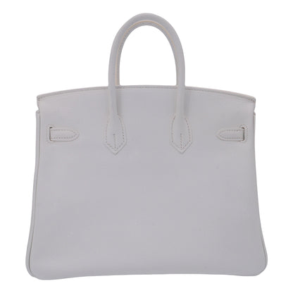 Hermès 25cm Birkin White Epsom Leather Gold Hardware