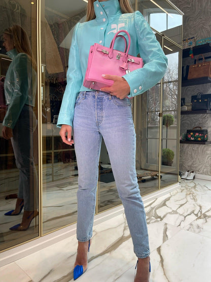 Hermès Birkin 25 HSS Bubblegum Pink 5P Epsom with Palladium Hardware