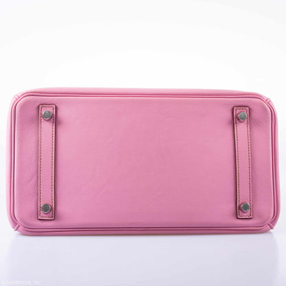Hermès Birkin 30 5P Bubblegum Pink Swift Palladium Hardware