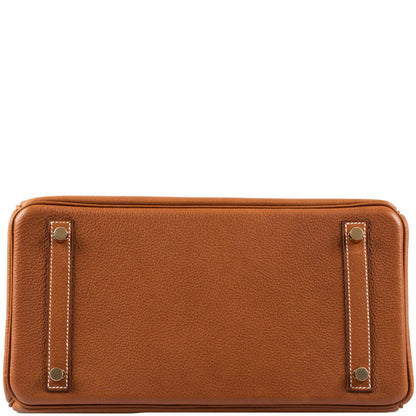 Hermès Birkin 30 Barenia Faubourg Gold Hardware