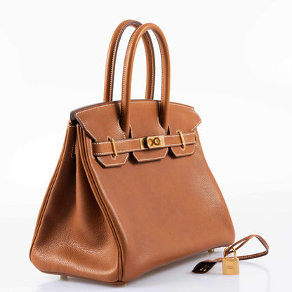 Hermès Birkin 30 Barenia Faubourg Gold Hardware