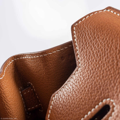 Hermès Birkin 30 Barenia Faubourg Gold Hardware
