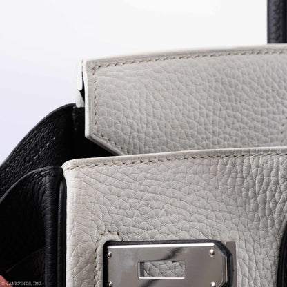 Hermès Birkin 30 Bi-Color Black & White Togo Palladium Hardware - 2018, C