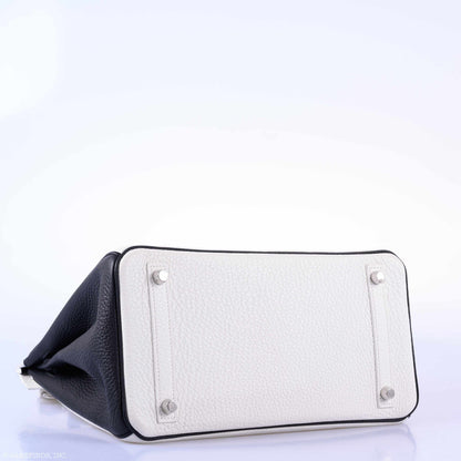 Hermès Birkin 30 Bi-Color Black & White Togo Palladium Hardware - 2018, C