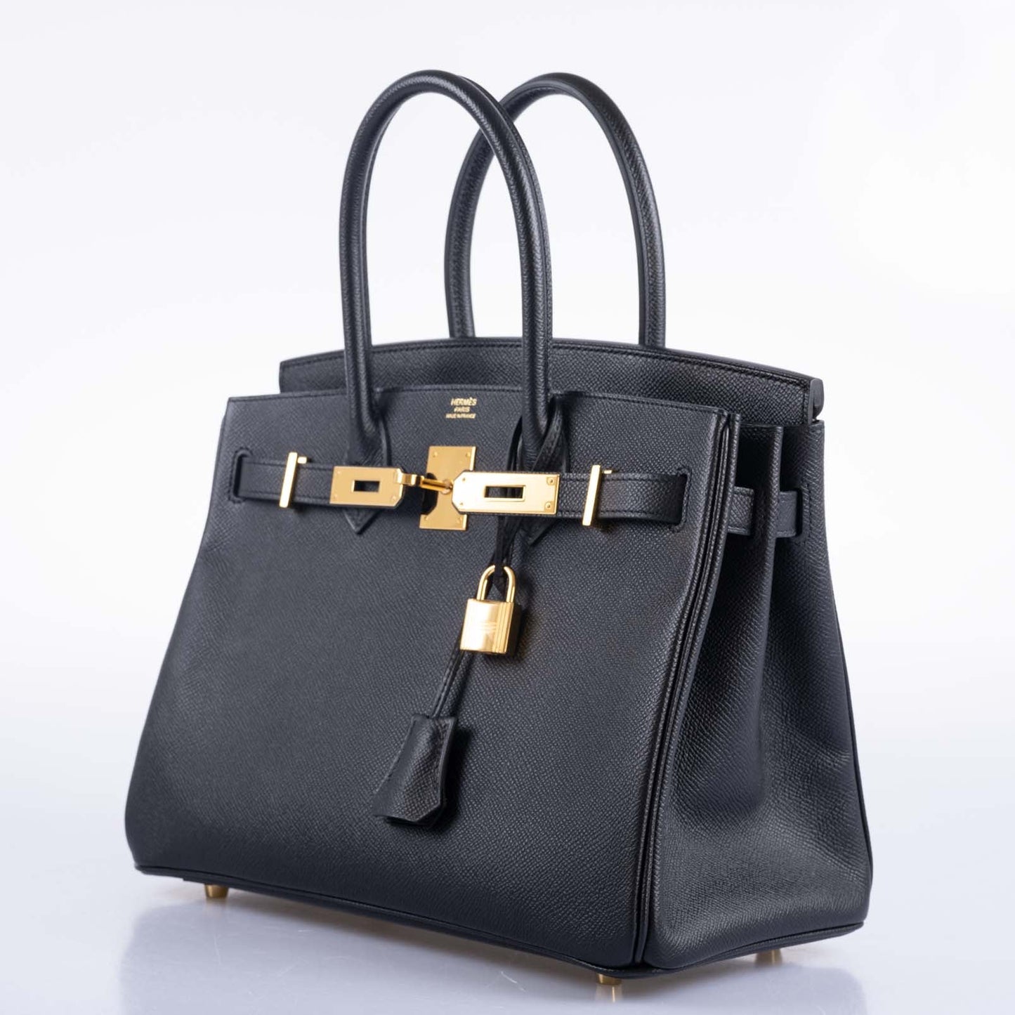 Hermès Birkin 30 Black Epsom Gold Hardware