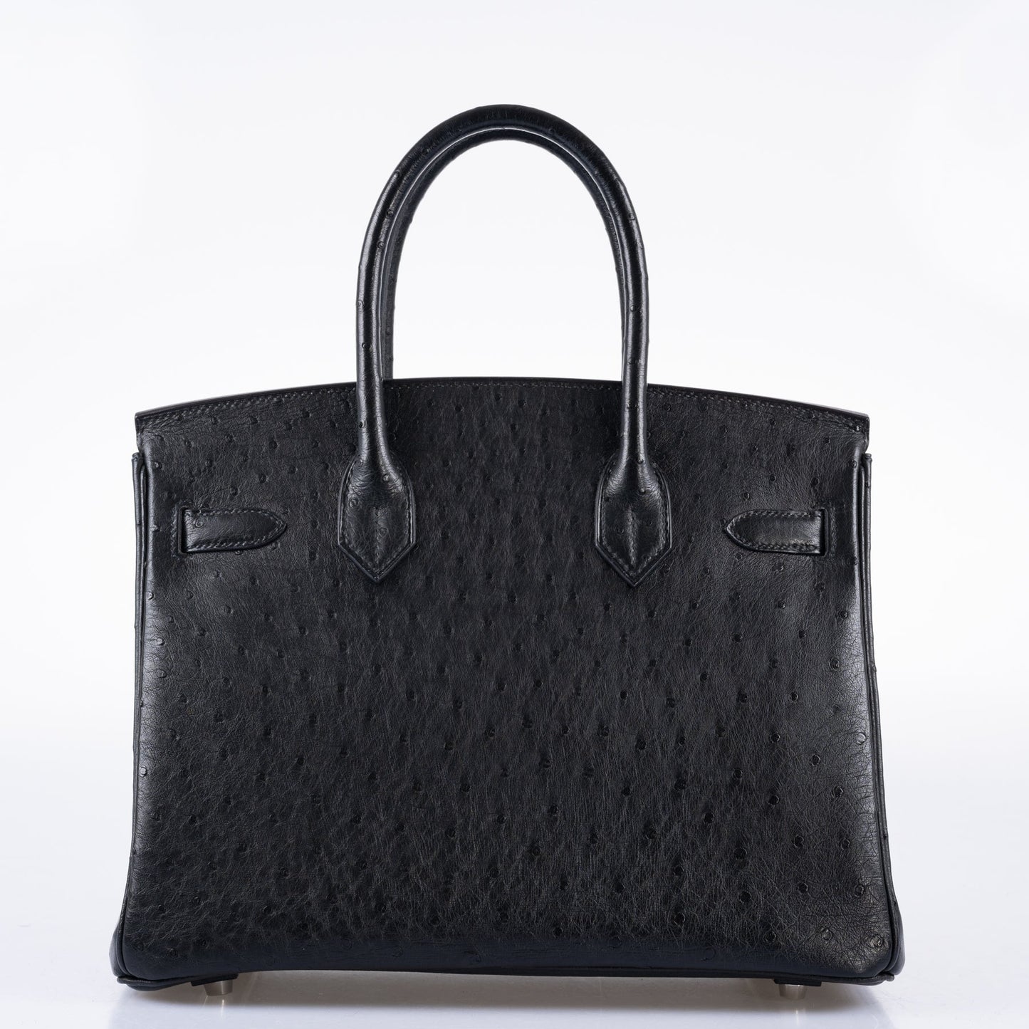 Hermès Birkin 30 Black Ostrich with Palladium Hardware