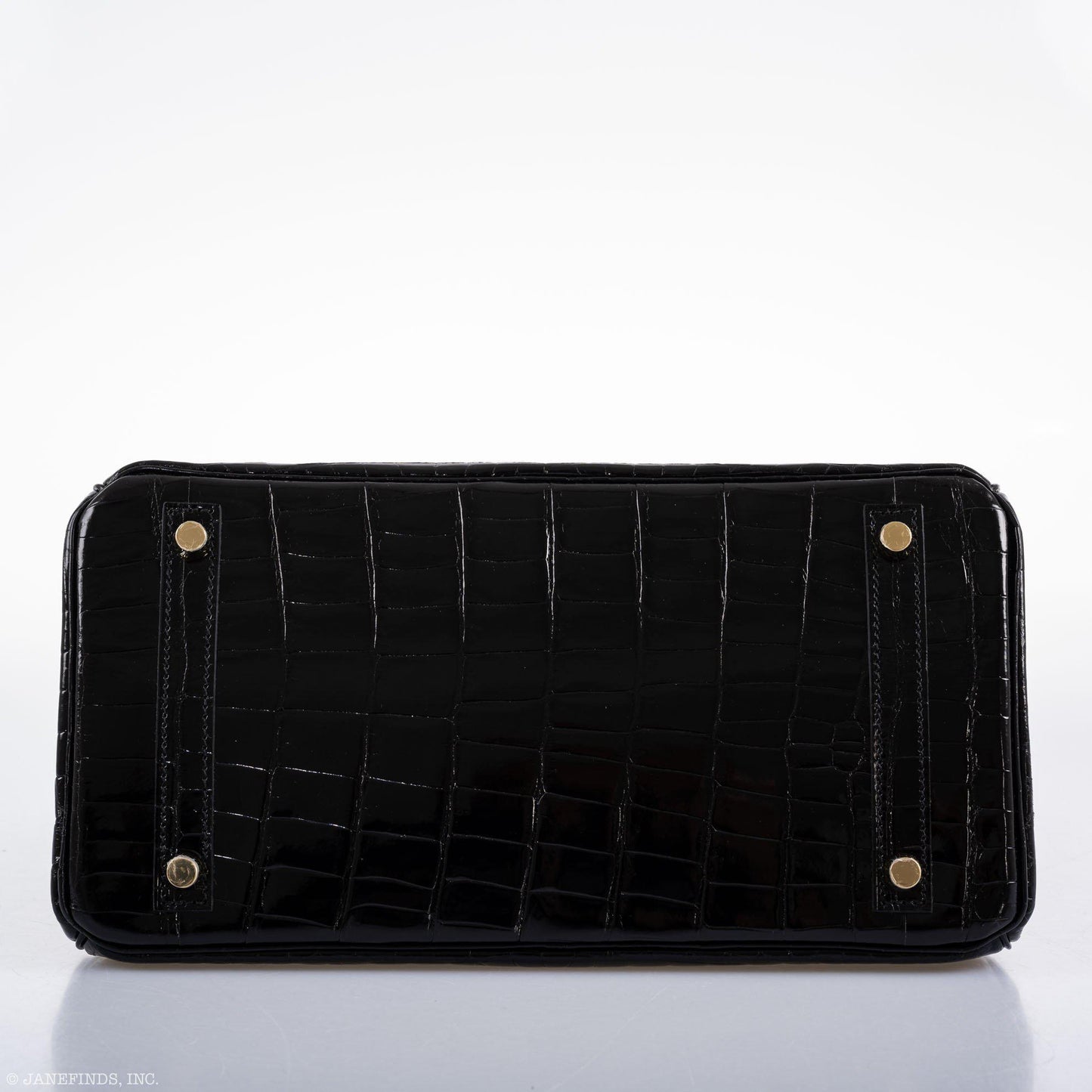 Hermès Birkin 30 Black Shiny Niloticus Crocodile Gold Hardware - 2021, Z